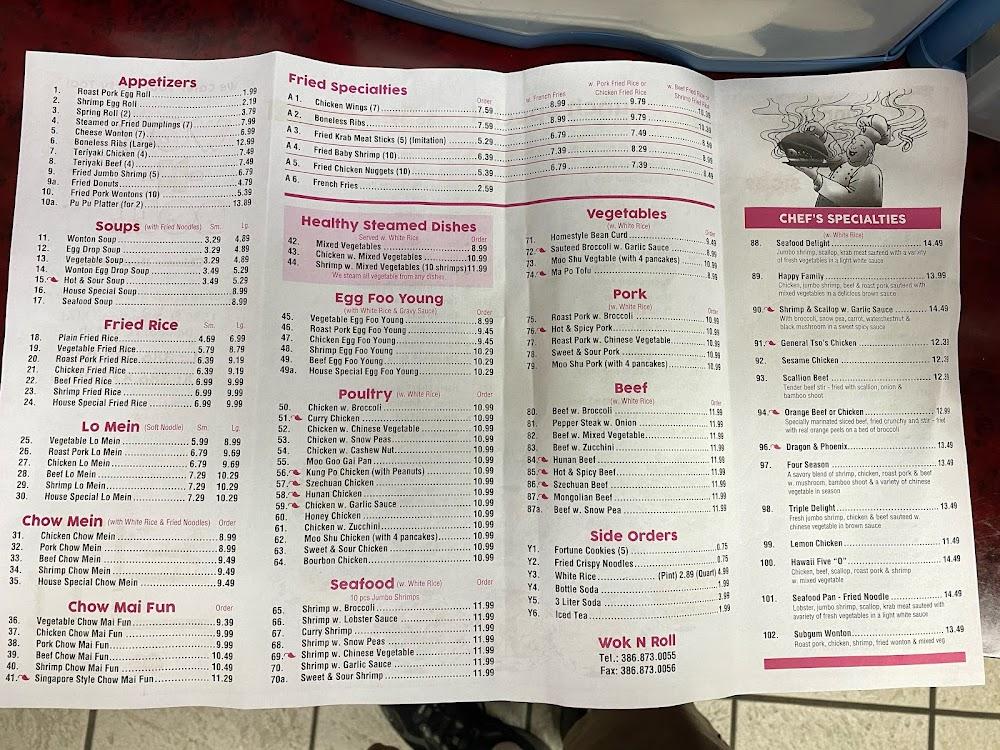 Wok & Roll Menu image 2